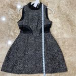 BCBGeneration Mockneck mini Black and Silver Dress. Size 0. NWT Photo 5