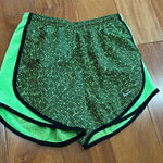 Nike  Dri Fit Running athletic Shorts Neon Green & Black lined Drawstring size XS Photo 0