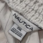 Nautica  women’s size XXL cold shoulder embroidered top blue white striped new Photo 6