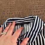 Walter Baker  Striped Black and White/blue and white striped Top size small Photo 1