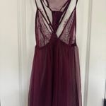 Victoria's Secret  Burgundy Mesh Bra Photo 6