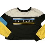 Authentic Friends Color Block Lightweight Long Sleeve Cropped Sweater Size XS Photo 2