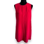 Loft Ann Taylor Womens Dress Sz 8P Petite Red Shift Dinner Work 8 Career Photo 2