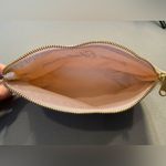 Sam Edelman  Canvas Bag with gold tone‎ zipper, approx 9” x 5” x 2” Photo 2