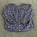 Duluth Trading Co. Women's Printmaker Lightweight Shirt Moth Print Sz Small NEW Blue Photo 4