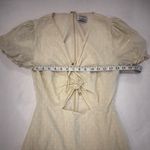 RUNAWAY THE LABEL Ditsy Yellow Lemon Polk-a-dot Cotton Mini Dress Sz Medium FLAW Photo 10