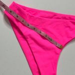 Lovers + Friends  Hot Pink Wrap Bikini Set Halter Top Small High Bottoms Medium Photo 9