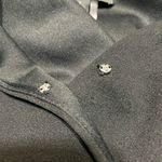 Gracia Polka Dot Mesh Sleeve Dress in Black Size Large Photo 8