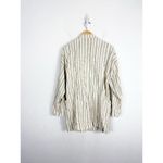 Anthropologie  Maeve Danielle Blazer Large Striped Cream Photo 10