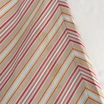 ICB Japanese Skirt Chevron Striped Neutral Salmon Pink Corporate Office Size 2 Tan Photo 9