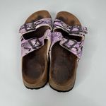 Birkenstock Betula Purple Snakeskin Print Sandals Size 10 Photo 4