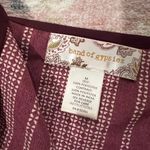 Band of Gypsies  Burgundy and ivory Wrap style Top size M Photo 2