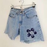 Levi's 555 Student Vintage ‘91 The Big Jean Reworked Patchwork Denim Shorts Photo 5