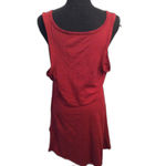 Torrid Size 2 Plus 2X Jumper Stretch Dress Dark Red Womens Pockets Photo 2