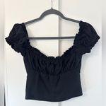 Princess Polly  Elouise Crop Top - Black - 2 Photo 7