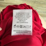 Misha Collection Red Pia Midi Dress Size 2 Photo 5