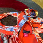 Vince Camuto Women’s Printed Halter Wide Leg Jumpsuit Tropical Floral Print XS Photo 2