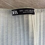 ZARA Long Sleeve Mint Green Form Fitting Mini Dress Photo 1