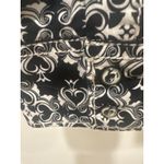 Cruel Girl  Western Shirt Medium Black White Print Long Sleeve pearl snap horse Photo 2