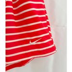 Nike  Women's Dri-Fit Shorty Printed Golf Shorts in Crimson/White Stripes sz. 14 Photo 5