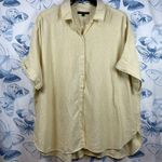 Banana Republic Linen-Rayon oversized shirt SZ L Photo 0