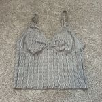 SheIn Grey Lace Tank Top Photo 0