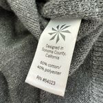 Athleta Aster Ottoman Rib Sweater Hooded Pullover | Grey | Small Photo 10