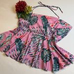 Adore Me Plus Size Swim Too Pink Floral Palm Leaves Design Size 2X Photo 1