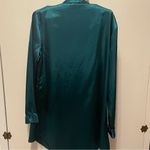 Victoria's Secret Vintage Emerald Green Satin Sleepshirt in M Photo 1