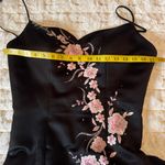 Tiffany Designs Tiffany Vintage Enchanted Designs Black Gown with Pink Floral Accents Size 12 Photo 10