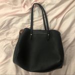 Nanette Lepore  Black Top Handle Bag Interior Pocket Magnetic Closure Bow Medium Photo 2