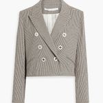 Veronica Beard  Nevis Cropped Plaid Blazer Jacket Size 2 Photo 4