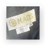 Vintage: Macis NY ❀ Silk Beaded 3D Flower Mesh Corset Illusion Top ❀ Black ❀ 14 Photo 7