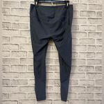 Under Armour Women’s blue with mesh legs heat gear compression leggings Large Photo 1