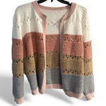 SheIn  Multicolor Striped Cardigan Photo 0