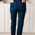 Judy Blue NWT Hi Rise Dark Wash Denim Cuffed Joggers 88740 Non Distressed 13/31 Photo 2