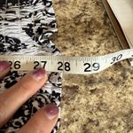 Cato  Black and White Sleeveless Ruffled Blouse Photo 5