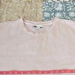 Topshop ASOS Oversized Drop Shoulder Boxy Short Sleeve Crew Neck Tee Shirt Pink Photo 3