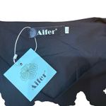 Aifer Women's Casual V Neck Chiffon Blouses Pleated Lantern Long Sleeve 2XL NWT‎ Black Size undefined Photo 4