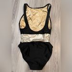 Christian Dior Vintage authentic Black and Silver Swirl Design Swimsuit Photo 4