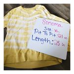 Sonoma  Yellow Tie Dye Sweatshirt  Photo 4