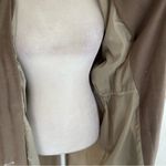 Gallery Gray Putty Women’s Hooded Soft-shell Trenchcoat M Photo 13
