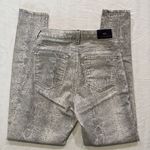 ZARA Snake Skin High Rise Skinny Jeans Size: 2 Photo 2