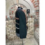 Jacket embroidered cat funky glass buttons Black Size L Photo 7