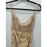 Reverse  Womens Yellow Floral Y2K Mini Dress Size M Slip Dainty Feminine Fairy Photo 5