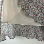 Madewell  | Colorful Floral Faux Wrap Midi Skirt Size 0 Photo 2