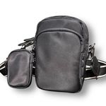 Chico's Chico’s Black Cell Phone Crossbody Bag with Detachable Pouch Adjustable Strap Photo 0
