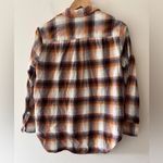 Madewell  Flannel Side-Button Oversized Ex-Boyfriend Shirt in Bickett Plaid Photo 7