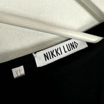 NIKKI LUND Joy Long Sleeve Jumpsuit in Black Size X Photo 6