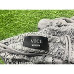 VICI Boho Crochet Lace Tiered Ruffle Strappy Smock Peplum Cami Fairy Top SZ S Photo 3